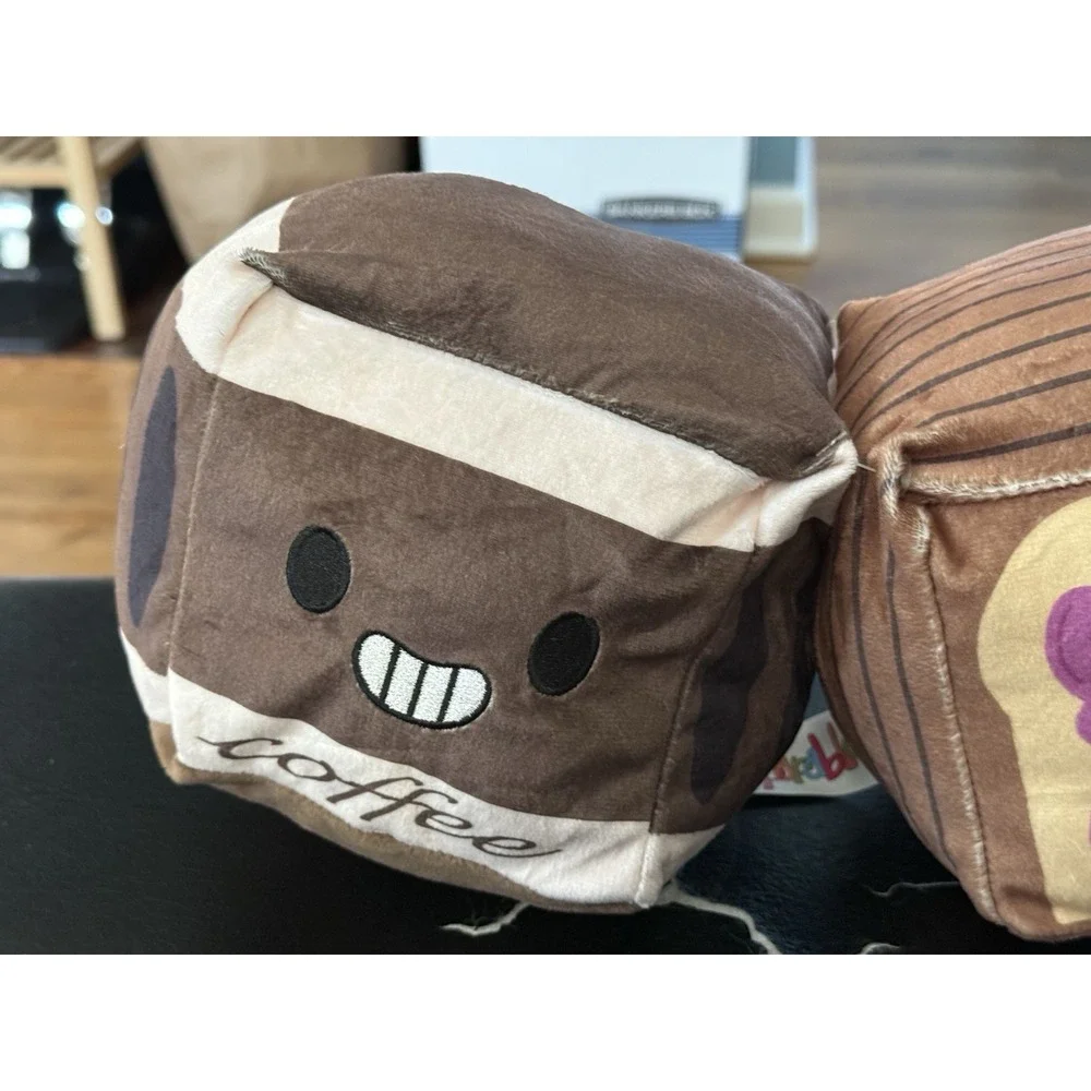 Coffee & Toast‎ Inseparables Plush Magnetic Cubes